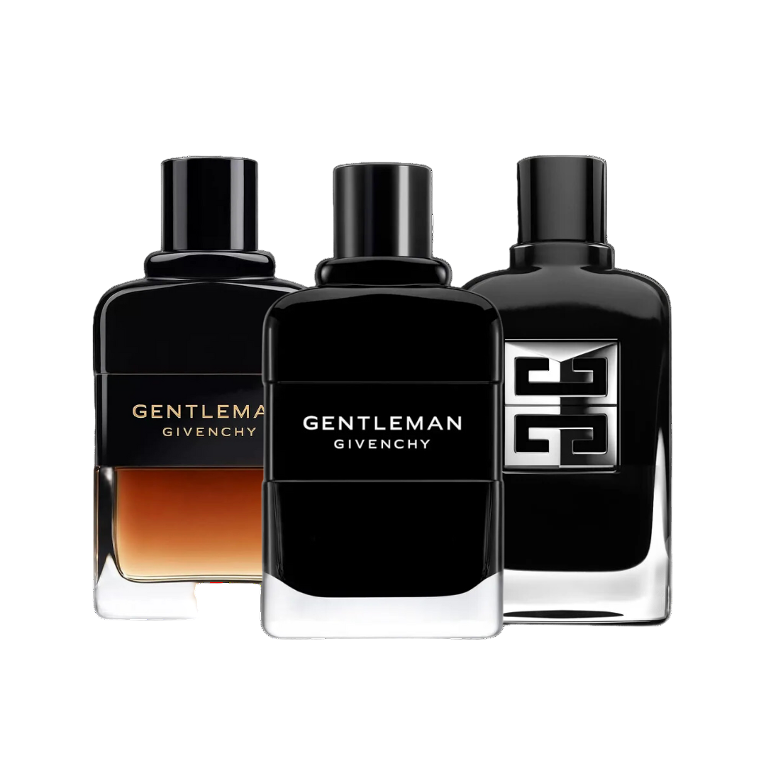 Conjunto de 3 perfumes GENTLEMAN, GENTLEMAN RESERVE, GENTLEMAN SOCIETY 100ml